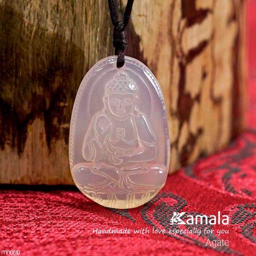Mề đay Agate Đức Phật A Di Đà