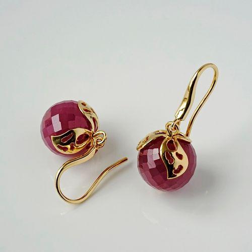Hoa tai Ruby đỏ Ngọn Lửa Bất Diệt